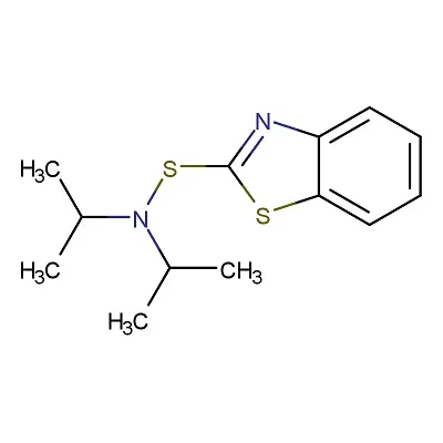 100KG 95-29-4 N, N-DIISOPROPYLBENZOTHIAZOLE-2-SULFÉNAMIDE Accélérateur en caoutchouc DIBS C13H18N2S2