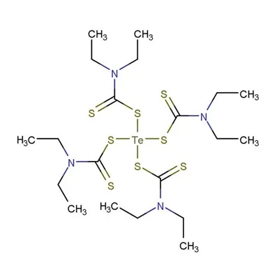 20941-65-5 Accélérateur de vulcanisation TDEC C20H40N4S8Te